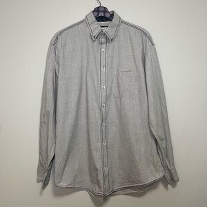 Panhandle Rough Stock Men's Gray Button-Up Shirt Size Large